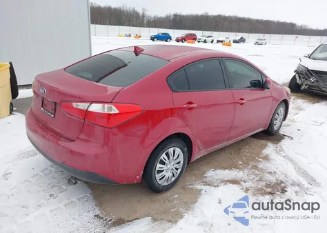 2016 Kia Forte Lx из США, поврежденный, VIN KNAFK4A61G5492532
